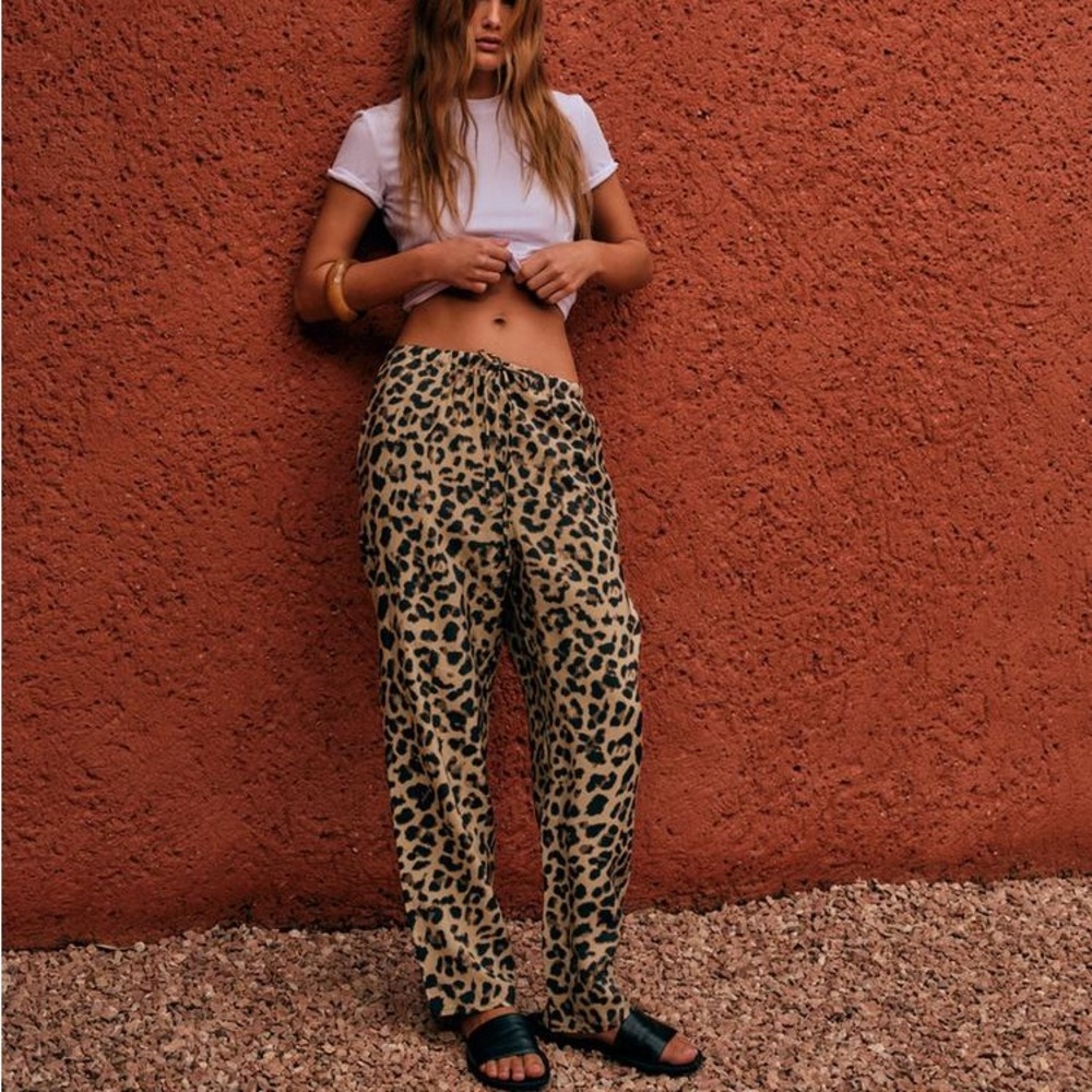 Zara Animal Print Pants - worn once
